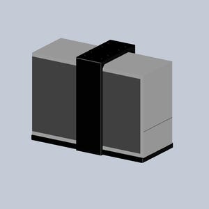 FORMD T1 V2.5 PC Case Under Desk Mount Compatible With Secret Lab Magnus Desks