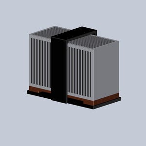 Jonsbo T9 Mini ITX PC Case Under Desk Mount Compatible With Secret Lab Magnus Desks
