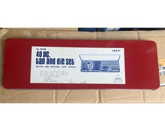 ビンテージ COBRA 40ピース タップ＆ダイセット 日本製 メートルねじパイプ用