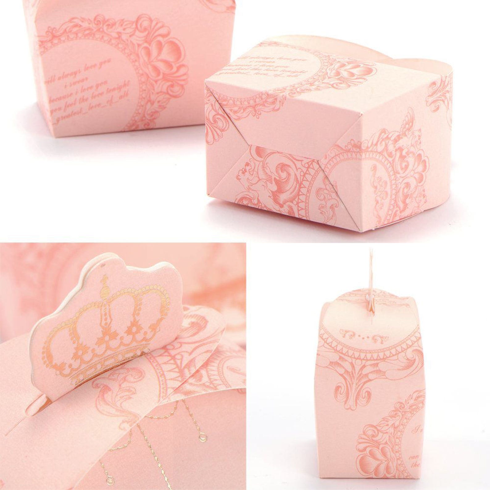 Wedding Guest Favor Boxes Bridal Shower Favor Boxes Royal Etsy