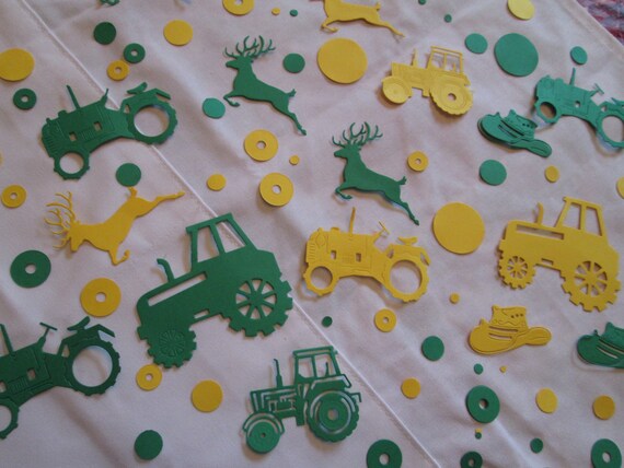 Tractor Birthday Party Confetti Farmer Theme Decorations Etsy