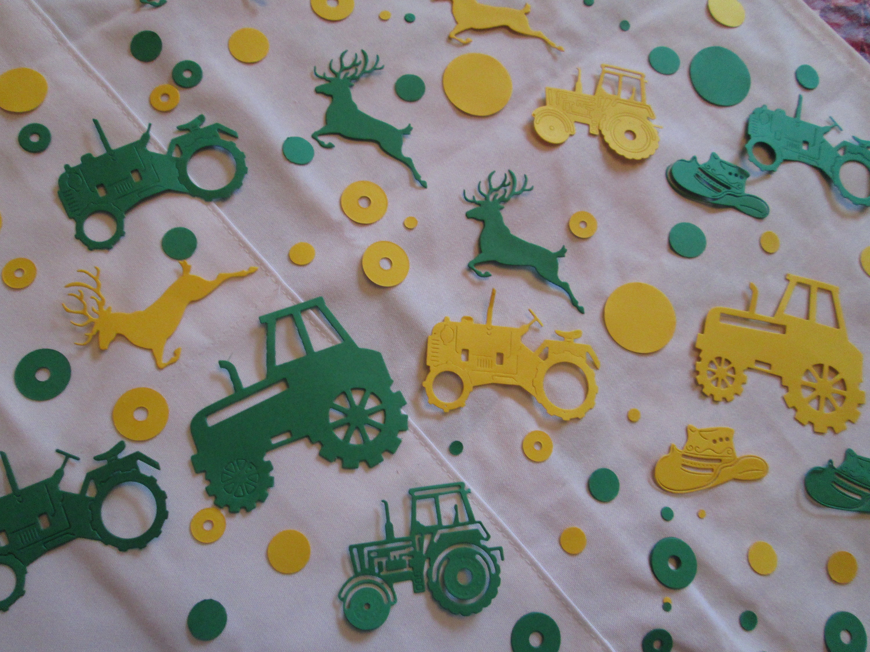 John Deere Birthday Party Confetti Daddy S Little Deere Etsy