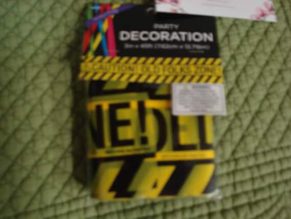 Over The Hill Birthday Party Decorations Crime Scene Tape Etsy