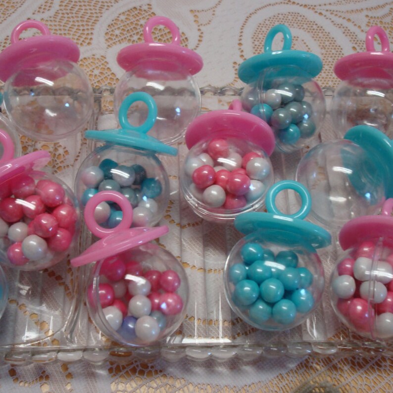 Pacifier Favor Holders Baby Shower Favors Fancy Table Etsy