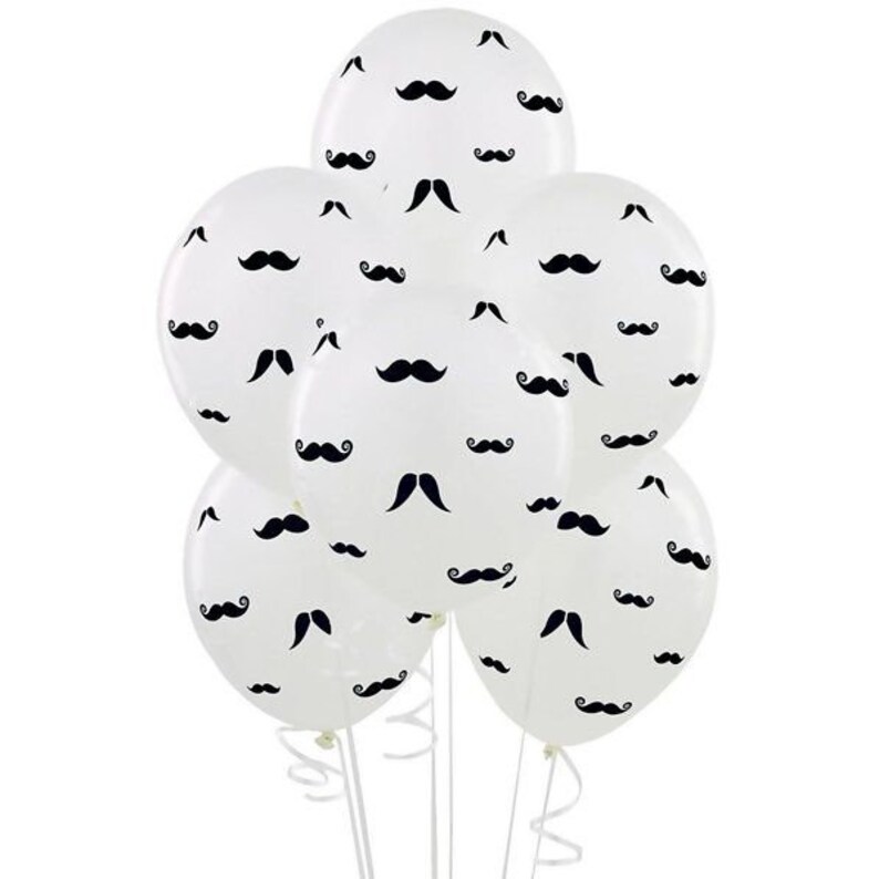 Little Man Baby Shower Balloons Flashy Stashy Balloons Mustache Balloons Party Decorations Latex Balloons Over The Hill Birthday Party