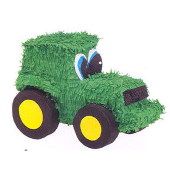 Tracteur Theme Fete Danniversaire Pinata Anniversaire De Etsy