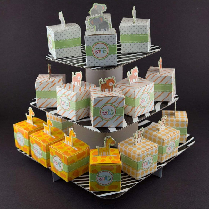 Jungle Themed Baby Shower Favor Bo Safari 50