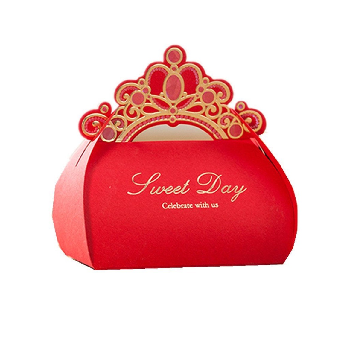 Princess Crown Tiara Favor Boxes Wedding Favor Boxes Bridal Etsy