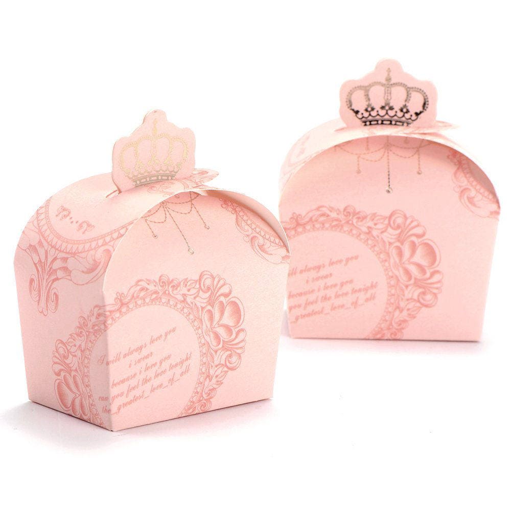 Wedding Guest Favor Boxes Bridal Shower Favor Boxes Royal Etsy