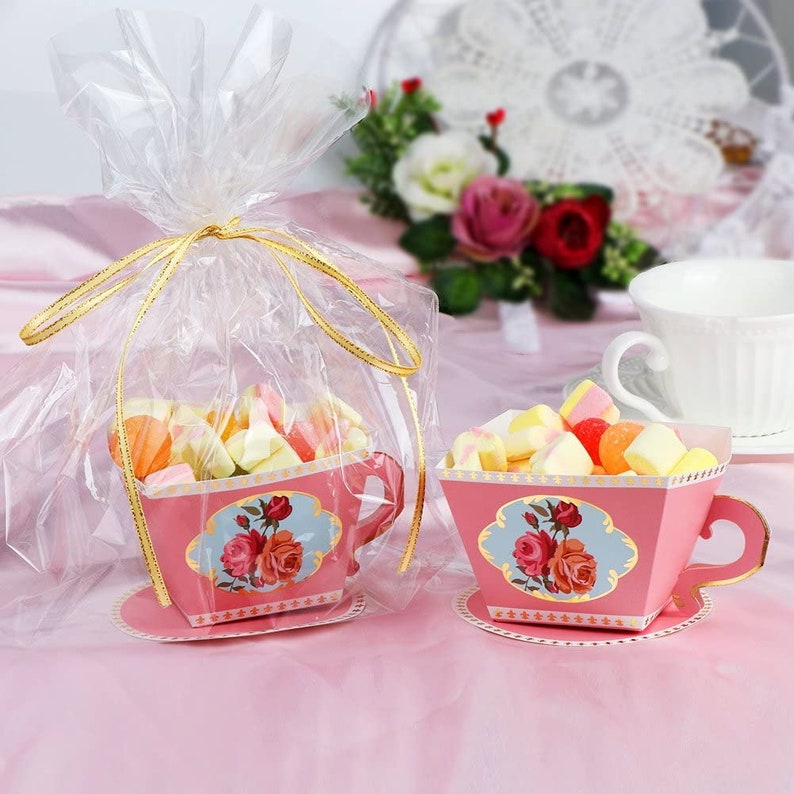 teacup baby shower favors