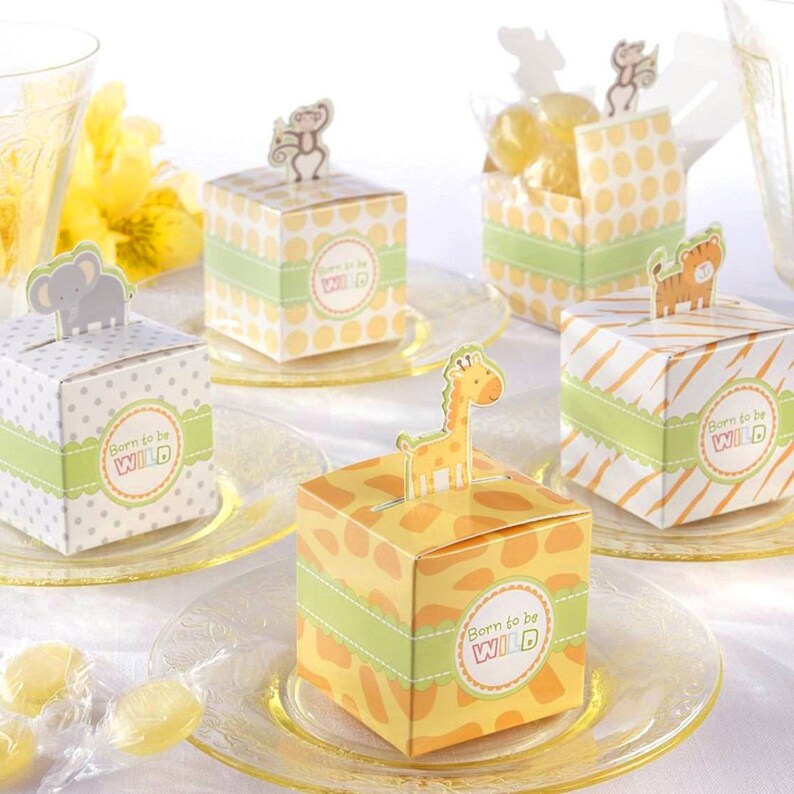 Jungle Themed Baby Shower Favor Bo Safari Image 0