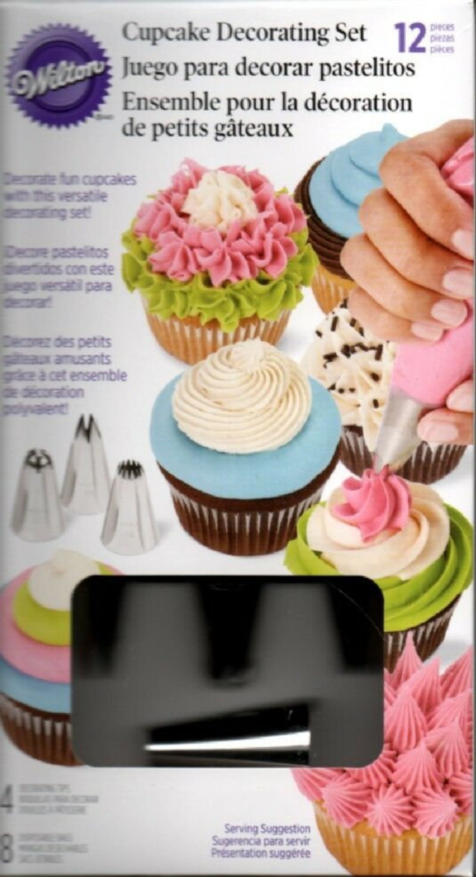 Wilton Cupcake Decorating Set Wilton Cupcake Tips and Bags Etsy
