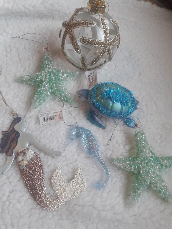 Nautical Christmas Ornaments Beach Christmas Decorations | Etsy