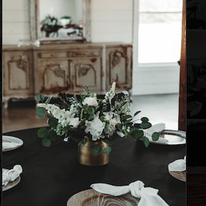 Elegant Faux Flower Arrangement for Weddings and Events: Emerald Collection