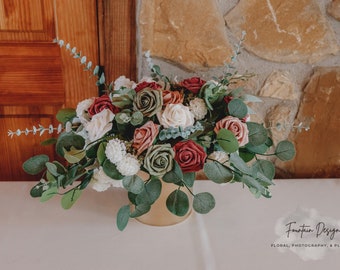 Elegant Faux Flower Arrangement for Weddings and Events: Charlolette Collection