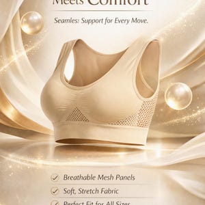 Plus Size Seamless Comfort Bra Wireless Push Up Bralette S-6XL Sports Sleep Vest