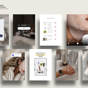 Grow your instagrambusiness with esthetician posting content made for skincare creators and coaches. These working reels templates cover routine breakdowns, ingredient education, and product spotlights — fully editable in Canva. Perfect for skincare influencers, beauty coaches, and content creators building a consistent, professional Instagram presence without designing from scratch every week