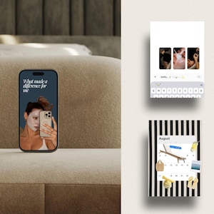 Wellb and wellbing search-driven templates for instagrambusiness wellness coaches who post skincare as self-care. A wellness coach reel cover style designed for holistic content creators bridging skin ritual education with mindset and self-care messaging. Fully editable Canva posts, stories, and reel covers.