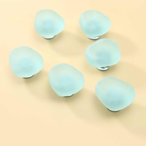 Irregular Drawer Knobs - Matte Drawer Knobs, Frosted Cabinet Knobs, Stylish Dresser Hardware, Round Knobs with Matte Texture
