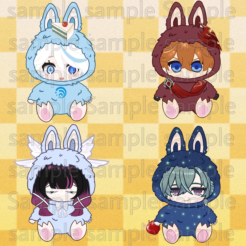 Labubu Stickers - Etsy