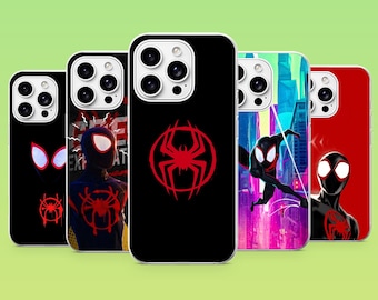 Miles Morales Handyhülle Spider-Verse Für iPhone 17Pro, 16, 15, 14, 13, Samsung S26, S25, S24, S23Fe, S22, A16, A26,A56,Pixel 10, 9Pro