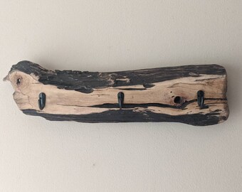 Beautiful Rustic Driftwood Towel or Coat Rack Ready To Ship