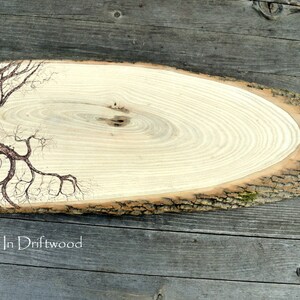 Reserved Listing -  Large 21 Inch Wedding Guest Book Alternative  - Rustic Wood Slice Guest Book - Personalized Unique Wedding Guest Book