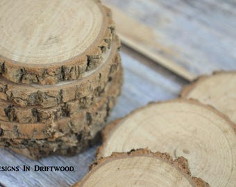 Reserved Listing - 500 Rustic 3 Inch Wood Slices - Perfect for Crafts Rustic Events Birthday Parties Housewarming Name tags Invitations