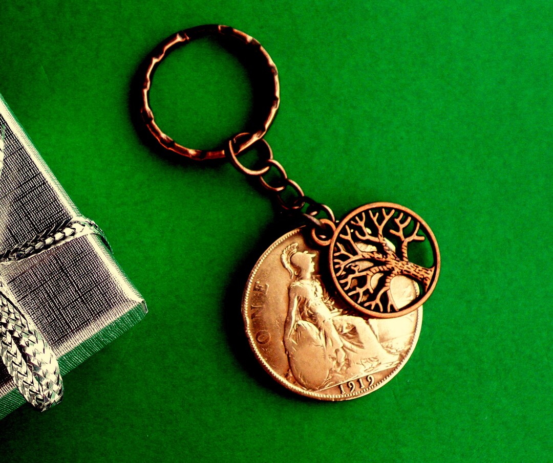 uk-1919-104th-birthday-gift-penny-from-gb-ireland-coin-etsy