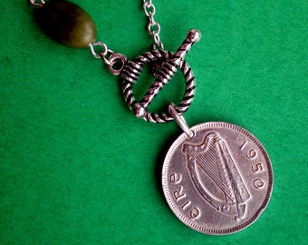 76.º aniversario irlandés, aniversario de 1950, moneda irlandesa de 1950, mármol de Connemara, moneda de perro lobo irlandés, ver más años