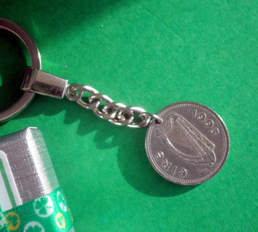 1993, Irish 31st Gift, 31st Anniversary, 10p Coin Keyring, Story