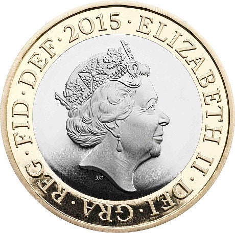 エリザベス女王記念品 英国 51 歳の誕生日、1971 年英国コイン