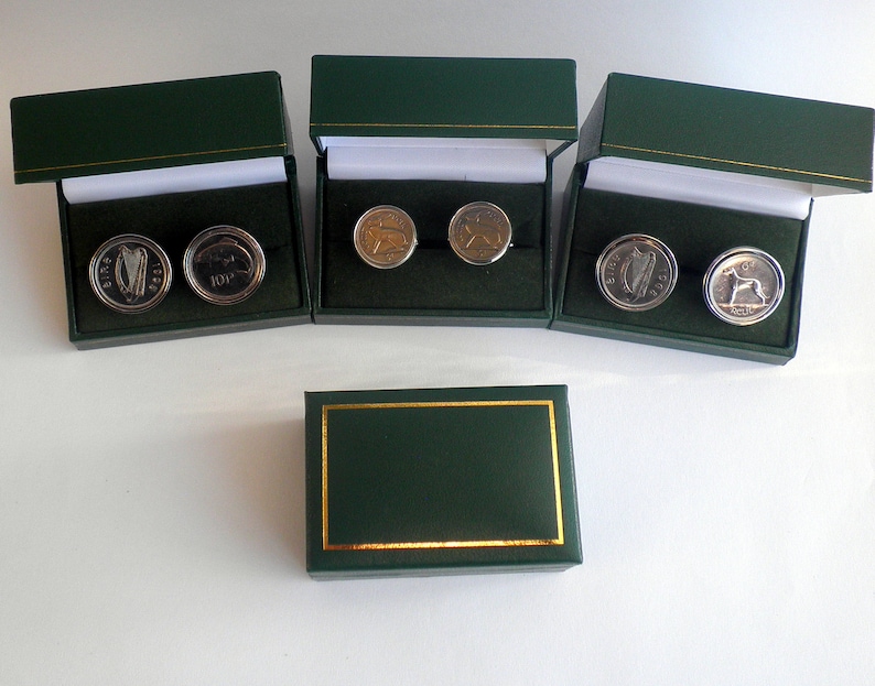 GroomsMan Gift Check with me for available dates and styles Set of 3 coin Cufflinks