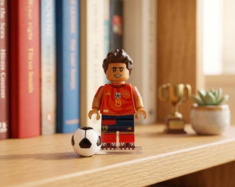 Lamine Yamal Spanien Figur - Euro 2024 Heim Jersey Spielzeug, Teenager Geschenk
