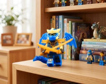 Jay Walker Blitzdrache Ninja Figur, Elementarkrieger Spielzeug Sammlerstück (Weihnachtsgeschenk)