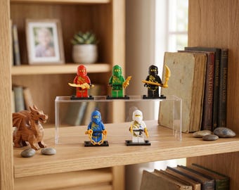 Ninjago - Drachenrüstung - Ninja-Figuren - 5er-Pack Drachenseelen-Kampfanzüge für Kinder