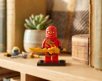 Kai Dragon warrior Figur - lodernder Drache Rüstung Set, Ninja Spielzeug Geburtstagsgeschenk