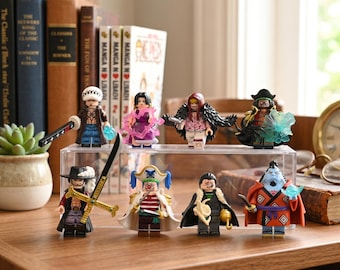 Einteiliges 8-teiliges Minifigurenset - Warlors Anime Actionfiguren mit Waffen Weihnachtsgeschenk für Freundsammler