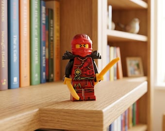 Kai Fire Ninja Minifigure – Ninjago Hands of Time Collectible Toy