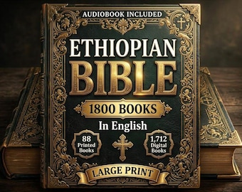 Ethiopian Bible in English Large Print | Complete Ethiopian