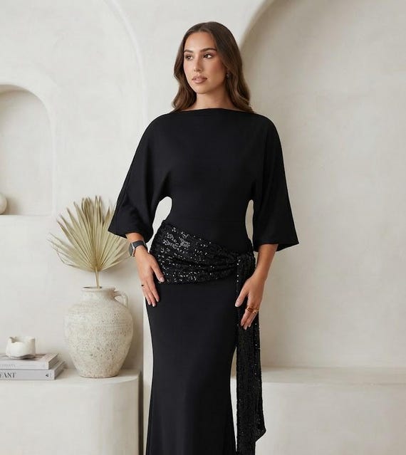 sequin belt dress Anthropologie Rose Gold with Velvet Waist and Tags A – The Thrifty Hippy Shoulder to Floor Abvsdu 4PCS Sequin Belts for