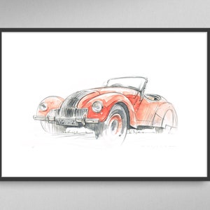Allard Classic Car Limited Edition Print