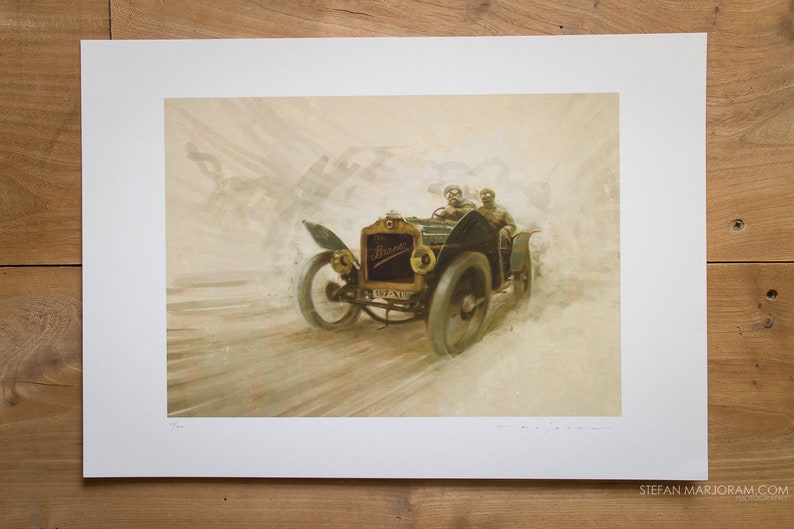 1908 Brasier GP Special Limited Edition Print image 2