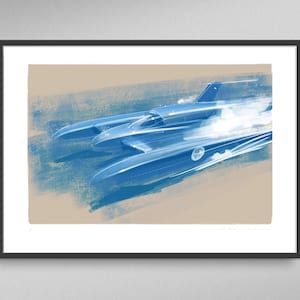 Donald Campbell - Bluebird K7 Limited Edition-afdruk
