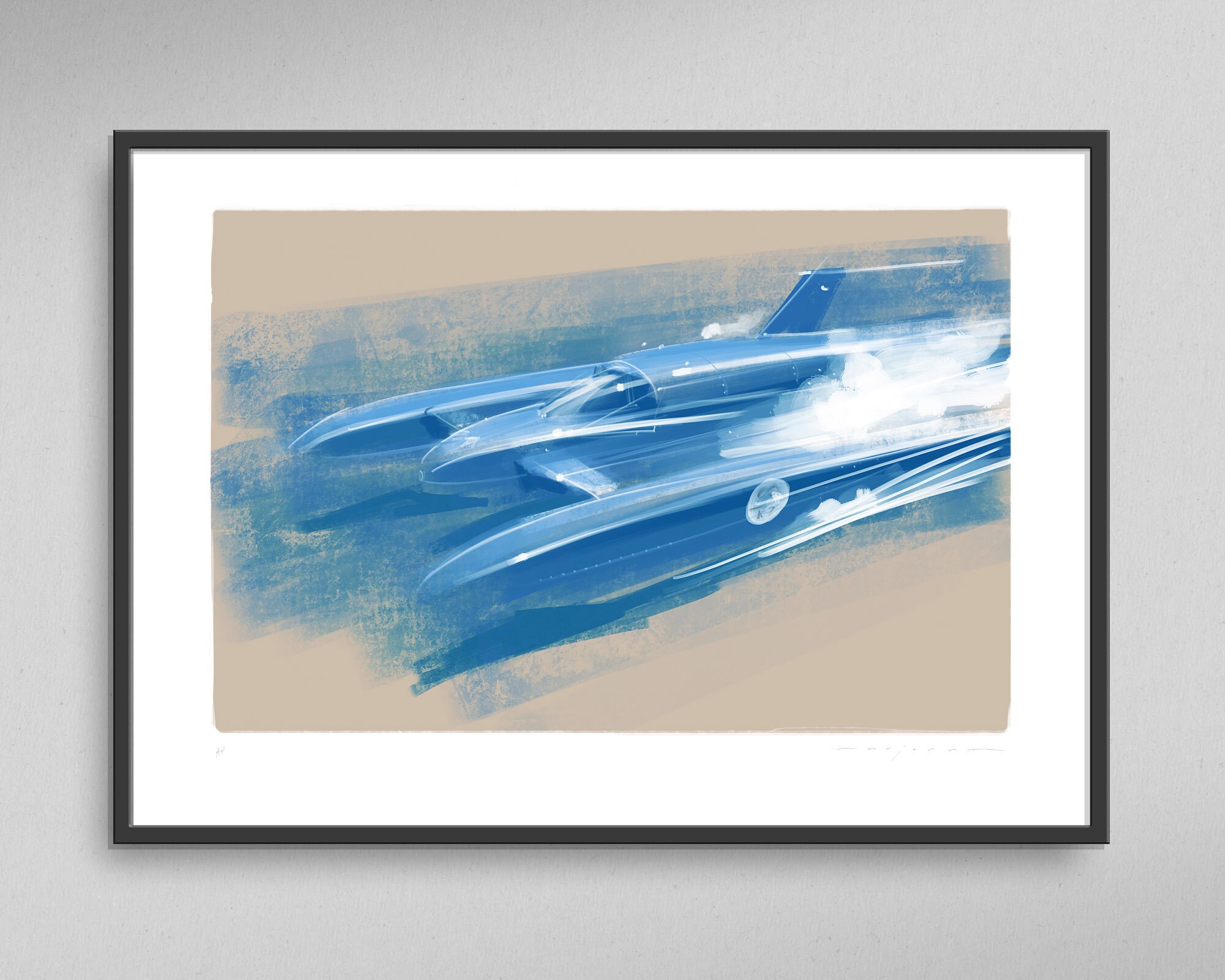 Donald Campbell - Bluebird K7 Limited Edition Print - Etsy UK