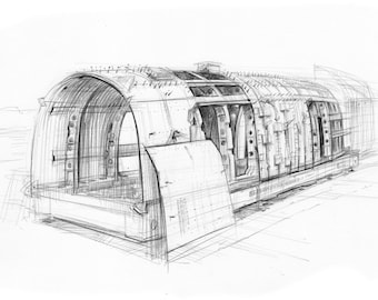 BLOODHOUND SSC Upper Chassis Limited Edition Print