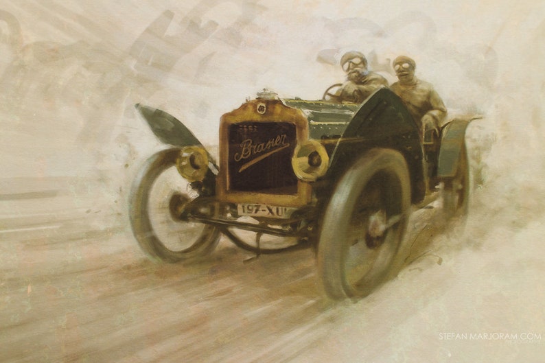 1908 Brasier GP Special Limited Edition Print image 3