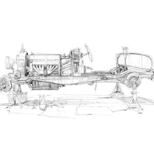 Type 35 Bugatti Limitierter Druck