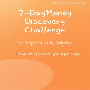 7-Day Money Discovery Challenge | Spending Habit Tracker (Excel Workbook)