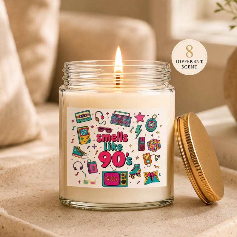 90s party favor
90s party decoration
90s birthday party
90s nostalgia
90s retro candle
fuuny mom gift
funny gift friend
meme gift
funny candle
90s lover gift
nostalgic candle
nostalgic gift
retro 90s gift